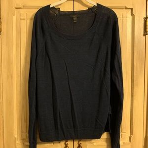 J Crew Navy Light Sweater